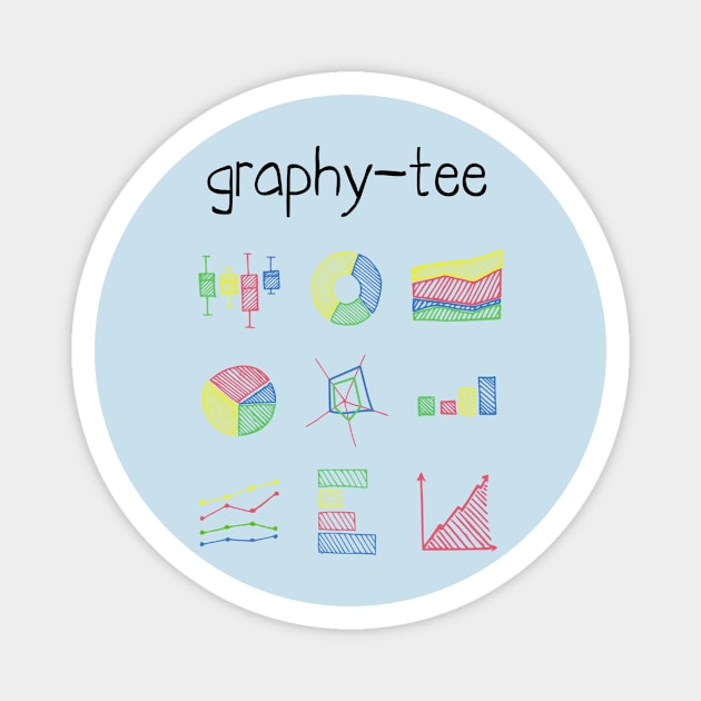 Graphy-Tee Magnet by transformingegg